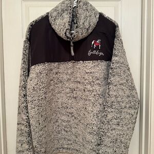 Bulldog Gray Sherpa Women’s Sweater